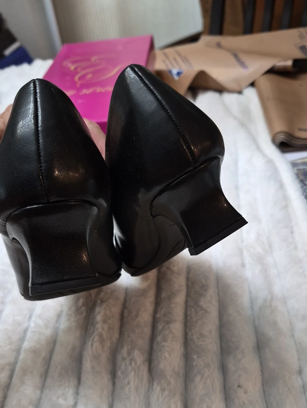 Easy Street Waive Black Pumps Women's Sz 8.5 M New